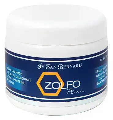 Iv San Bernard Mineral Zolfo Plus Крем-шампунь с коллоидной серой и растительными белками для собак и кошек