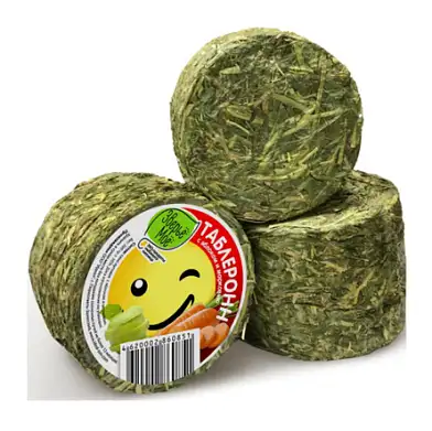 Зверье Мое Таблеронн Сено луговое с яблоком и морковью для грызунов